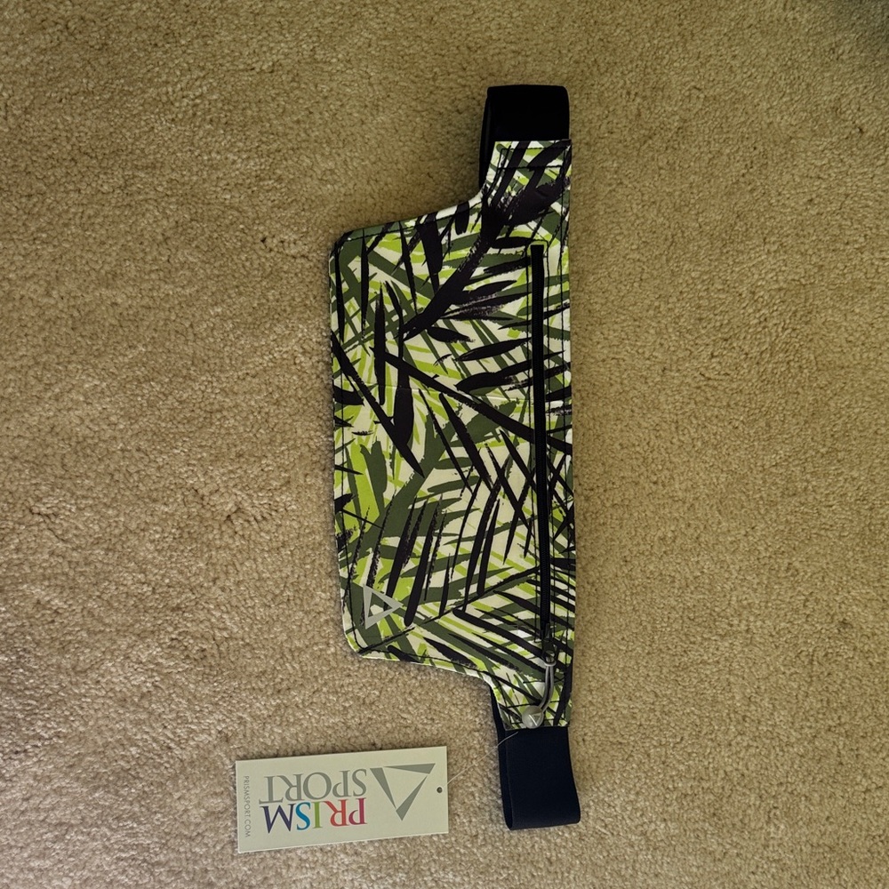 PRISM Vibrant Green and Black Waist Bag